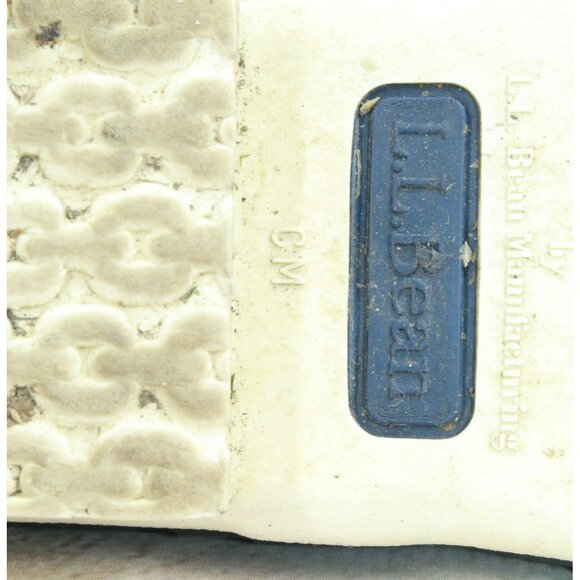 LL Bean Blue Rubber Slip On Unlined Moccasin Low Ankle Duck Boots Size 7 M - Picture 9 of 10